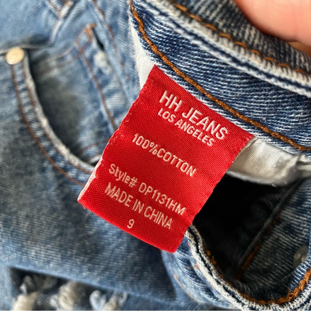 Distressed Blue Jeans - Picture 8 of 10